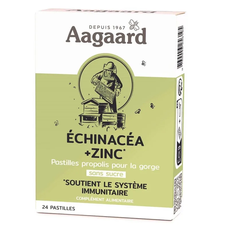 Aagaard Echinacea + Zinc comprimat fără zahăr Propolis 24 comprimate — preț și oferte
