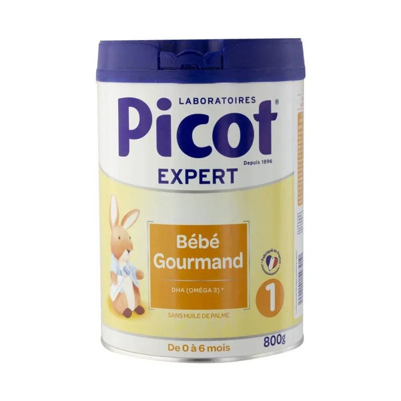 Picot Bebe Gourmand 1 0 la 6 luni Lapte praf fără ulei de palmier 800g — preț și oferte