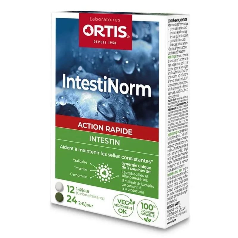 Ortis Intestinorm Tranzit intestinal 36 comprimate — preț și oferte