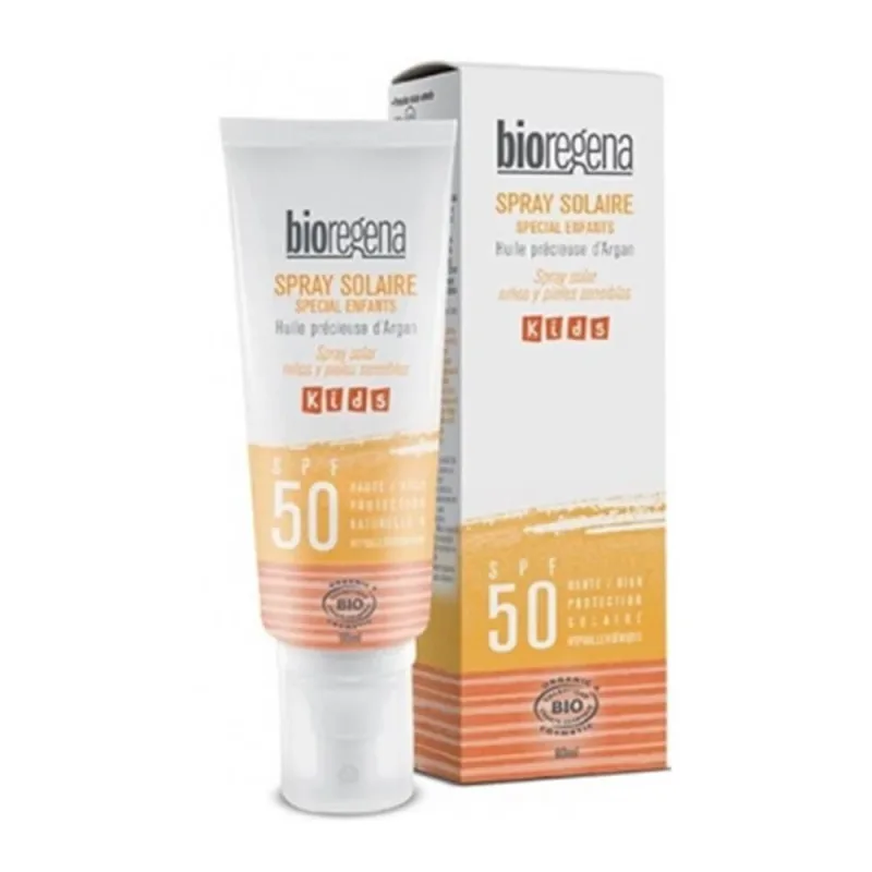 Bioregena Spray solar organic Spf50 special pentru copii 90 ml — preț și oferte