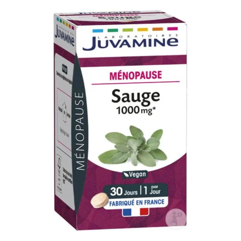 Juvamine Menopause Sage 1000mg 30 comprimate — preț și oferte