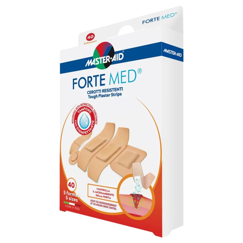 MASTER-AID Forte Med plasturi ultrarezistenti x5marimi x40bc Origomedical — preț și oferte