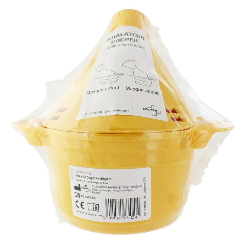 Cooper Plastic inhalator cu 2 dimensiuni de mască pentru copii și adulți — preț și oferte