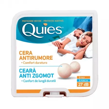 Dopuri de ceara pentru urechi, 8 perechi, Quies — preț și oferte