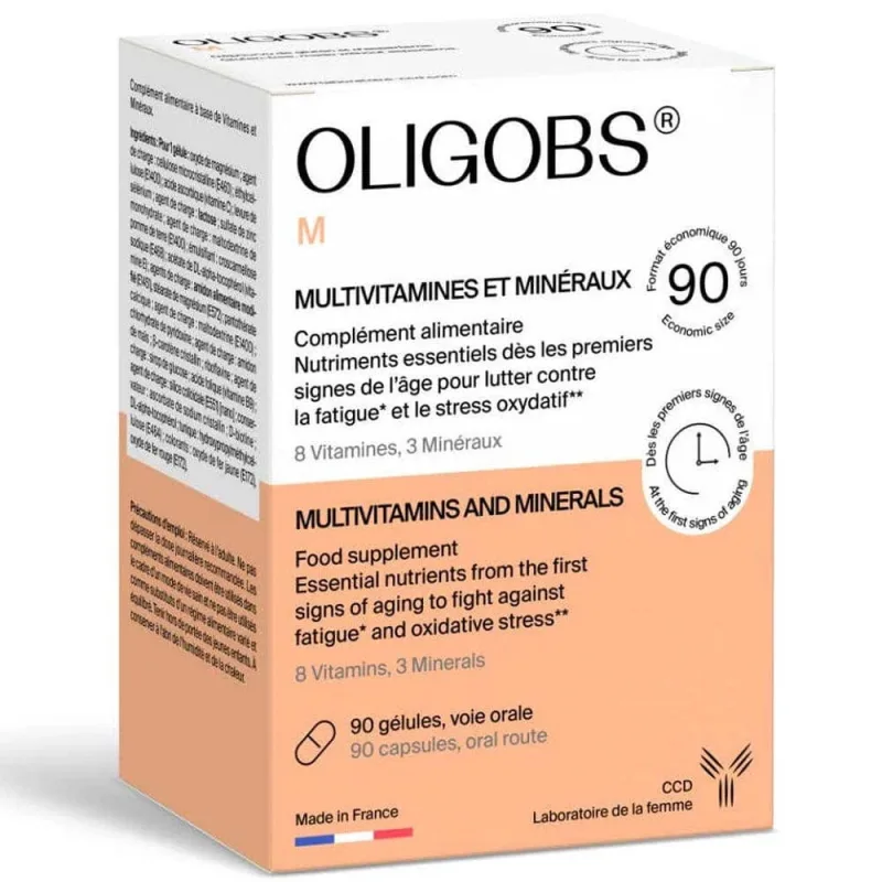 Ccd Oligobs Semne timpurii de îmbătrânire M 90 capsule Laboratoire Ccd — preț și oferte