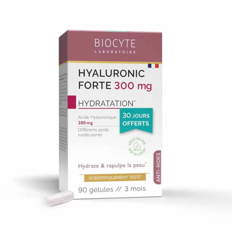 Biocyte Antirid Hyaluronic Forte 300mg Anti-îmbătrânire 3x30 capsule — preț și oferte
