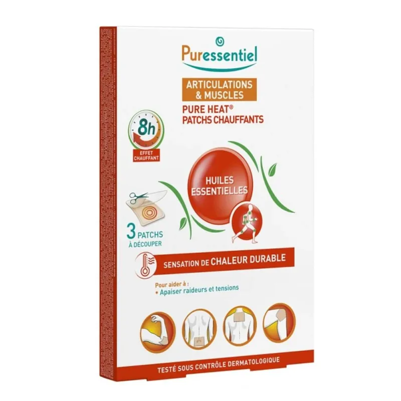 Puressentiel Articulații și mușchi Pure Heat Effet 8h 3 plasturi calzi — preț și oferte