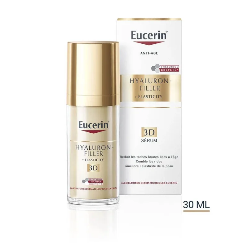Eucerin Hyaluron-Filler + Elasticity 3D Ser antiîmbătrânire 30ml — preț și oferte