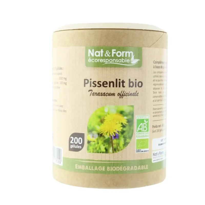 Nat&Form TARASSACO BIOLOGIC 200 capsule — preț și oferte