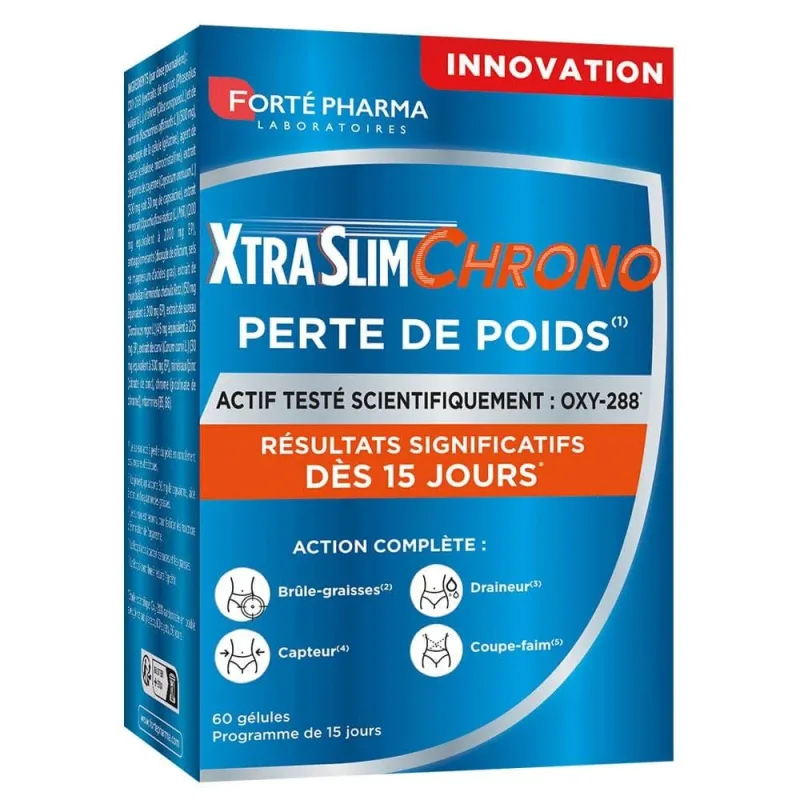 Forté Pharma XtraSlim Chrono Pierdere în greutate 60 geli — preț și oferte