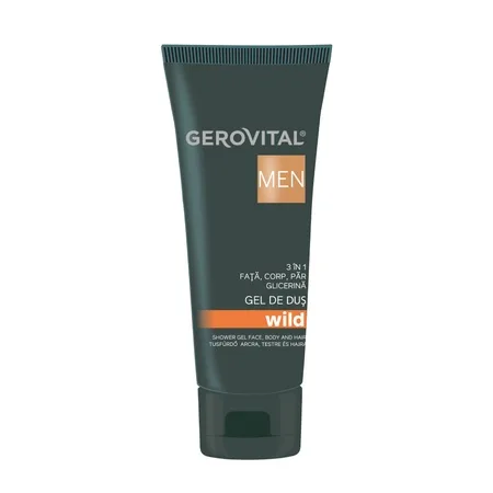 Gerovital Men Wild Gel de dus 3 in 1, 100 ml — preț și oferte