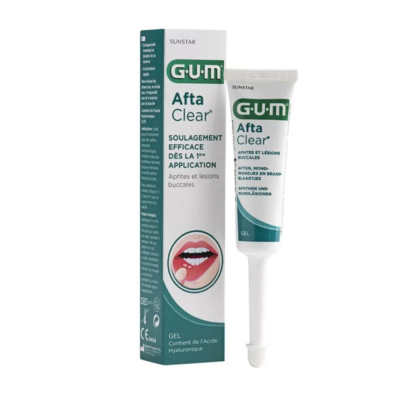 Gum AftaClear Gel Ulcere și răni ale gurii 10 ml — preț și oferte
