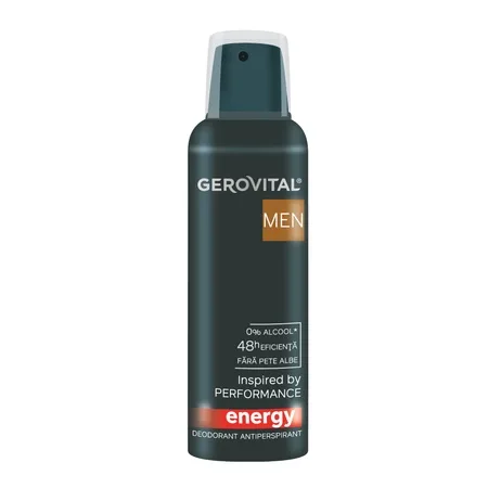 Gerovital Men Energy Deodorant Antiperspirant 150 ml — preț și oferte