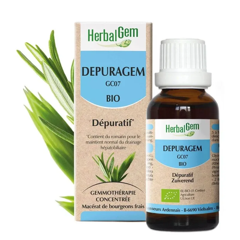Herbalgem Organic Depurative Gemmotherapy Complexes 30ml — preț și oferte