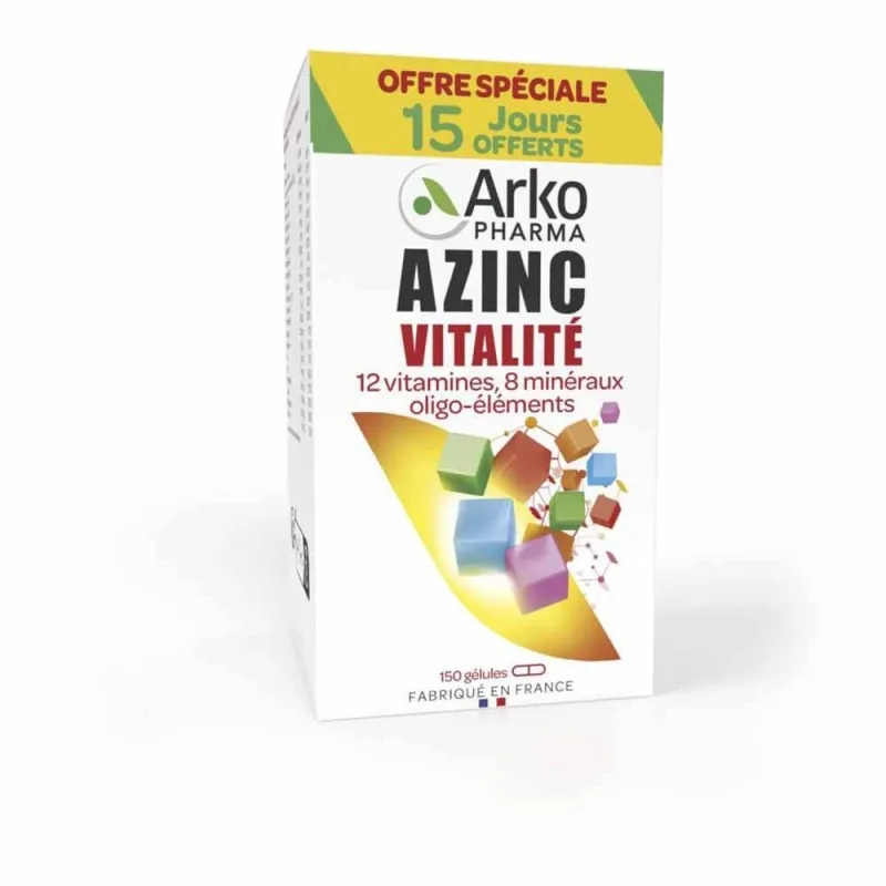 Arkopharma Azinc Shape și Vitalitate 150 Capsule — preț și oferte