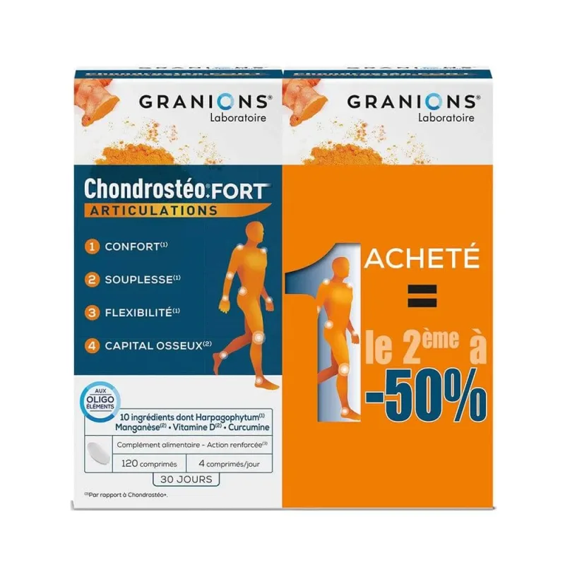 Granions Articulații condrosteale puternice 2x120 comprimate — preț și oferte