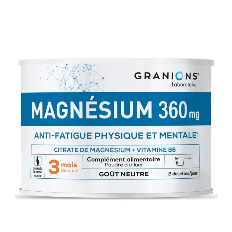 Granions Magnesiu oboseală fizică și mentală 360 mg — preț și oferte