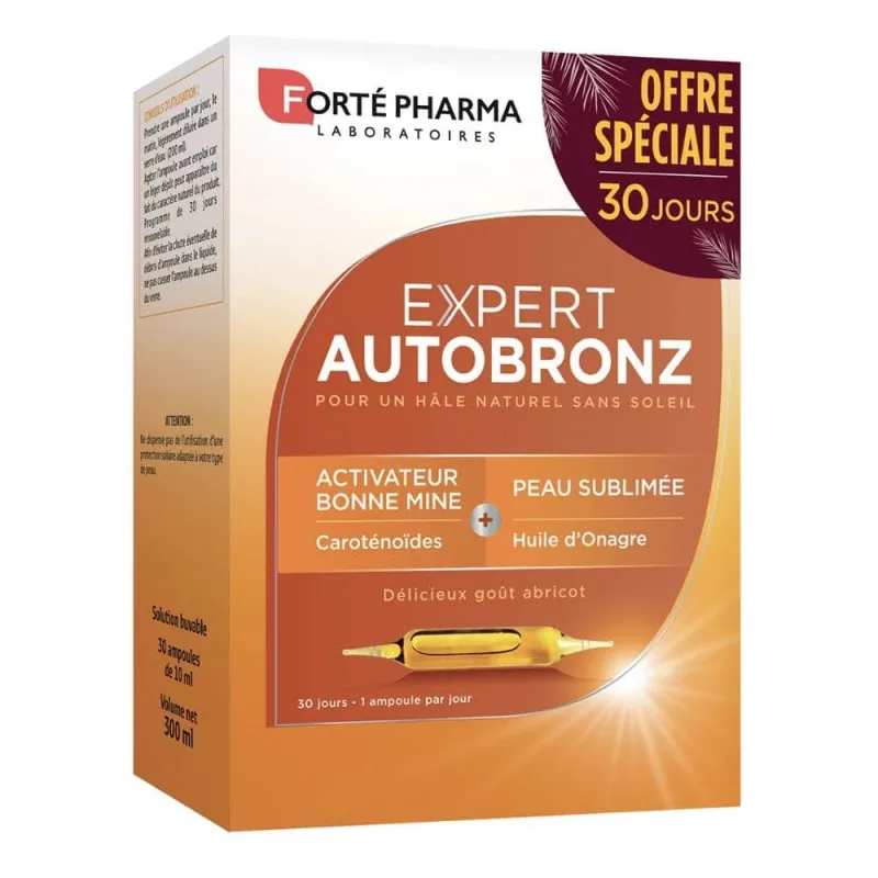 Forté Pharma Expert AutoBronz 30 fiole 300ml — preț și oferte