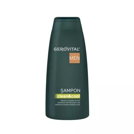 Sampon pentru utilizare zilnica barbati Gerovital Men Clean & Cool, 400 ml — preț și oferte