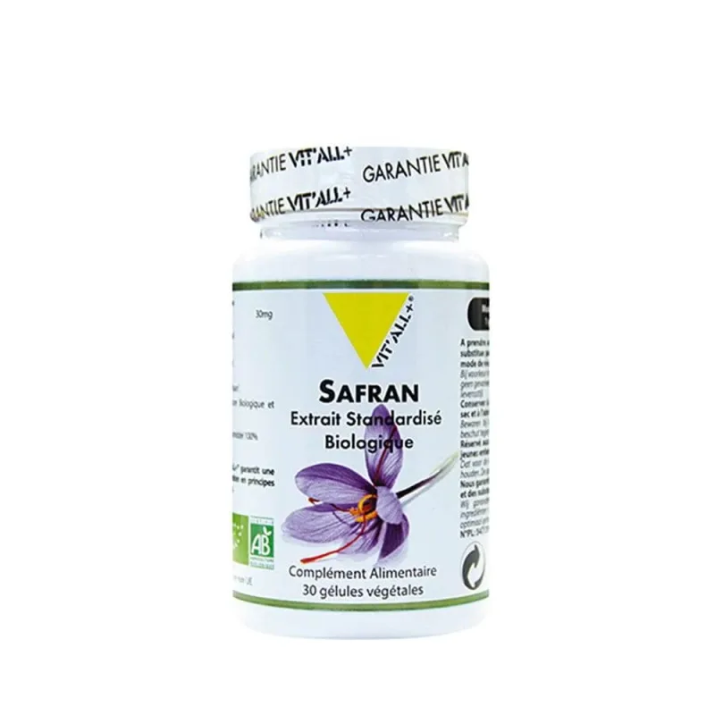 Vit'All+ Șofran organic 30 mg 30 capsule — preț și oferte