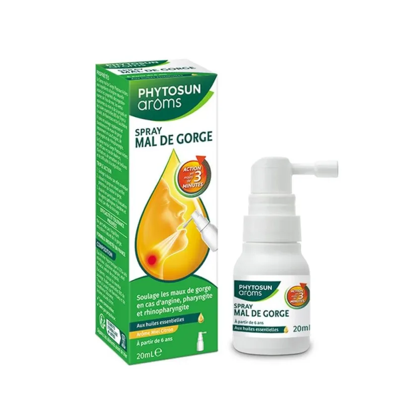 Phytosun Aroms Spray pentru dureri în gât 15 ml — preț și oferte