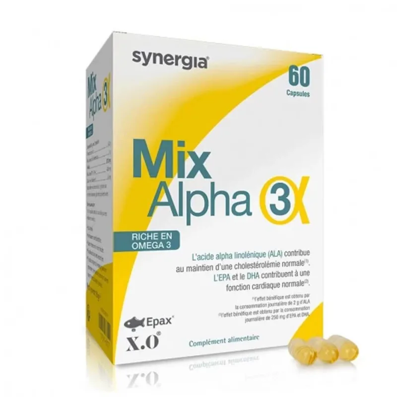 Synergia Mixa Alpha Omega3 60 Capsule — preț și oferte
