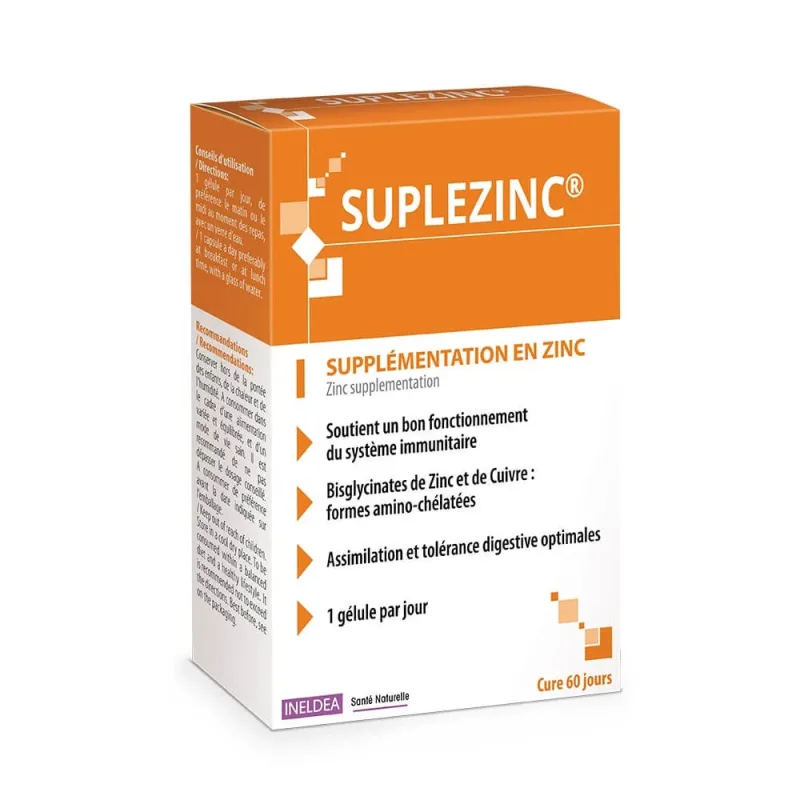 Ineldea Santé Naturelle Suplezinc x60 capsule Lab. Ineldea — preț și oferte