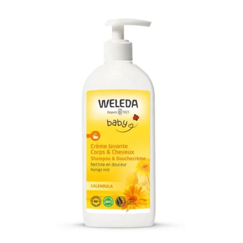 Weleda Calendula Cremă de curățare pentru corp și păr Baby and Child 400 ml — preț și oferte