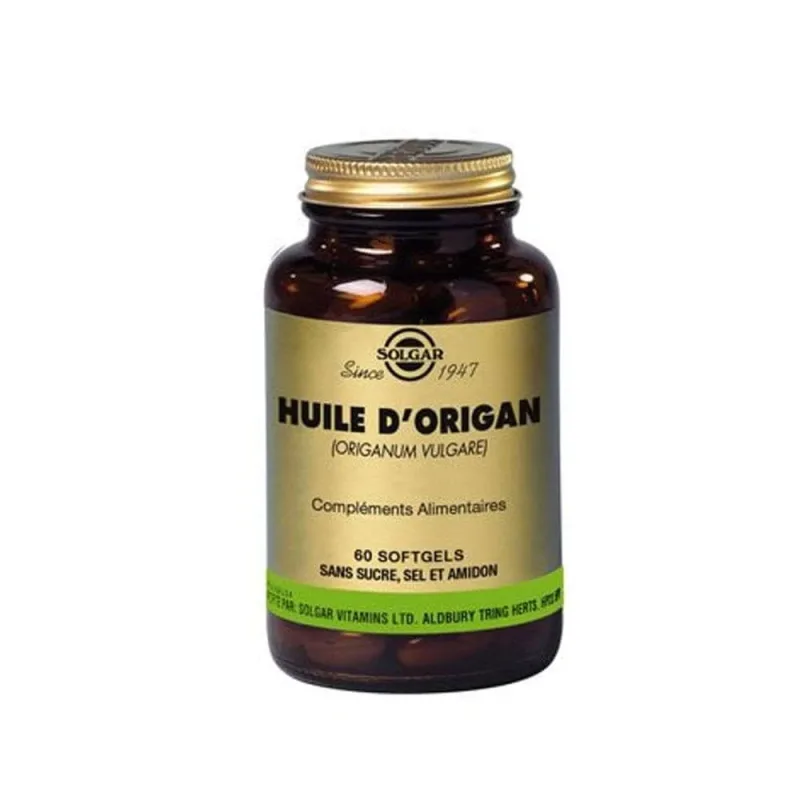 Solgar Oregano oil 60 capsule Défenses Immunitaires Digestion 60 softgels — preț și oferte