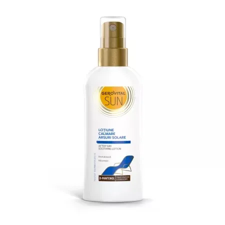 Lotiunea Gerovital Sun pentru calmarea arsurilor solare, 150 ml — preț și oferte
