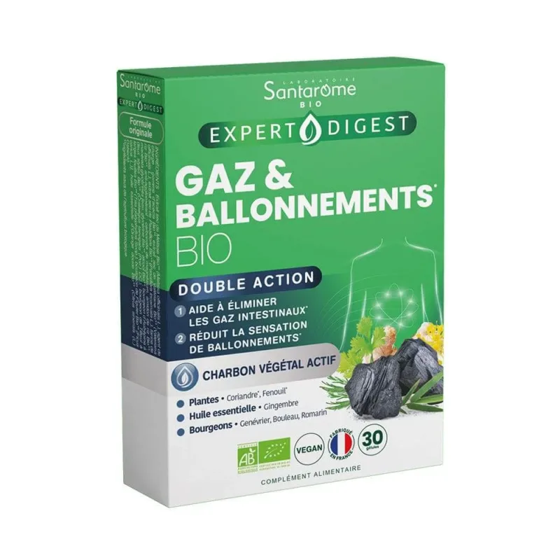Santarome Expert Digest gaze și balonare dublă acțiune 30 capsule — preț și oferte