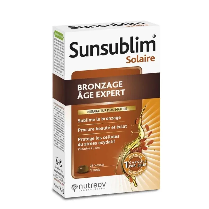 Nutreov Sunsublim Tanning Expert Mature Skin Preparer 28 Capsule — preț și oferte