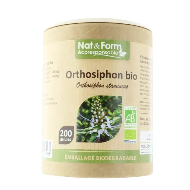 Nat&Form ORTHOSIPHONE BIO 200 capsule — preț și oferte