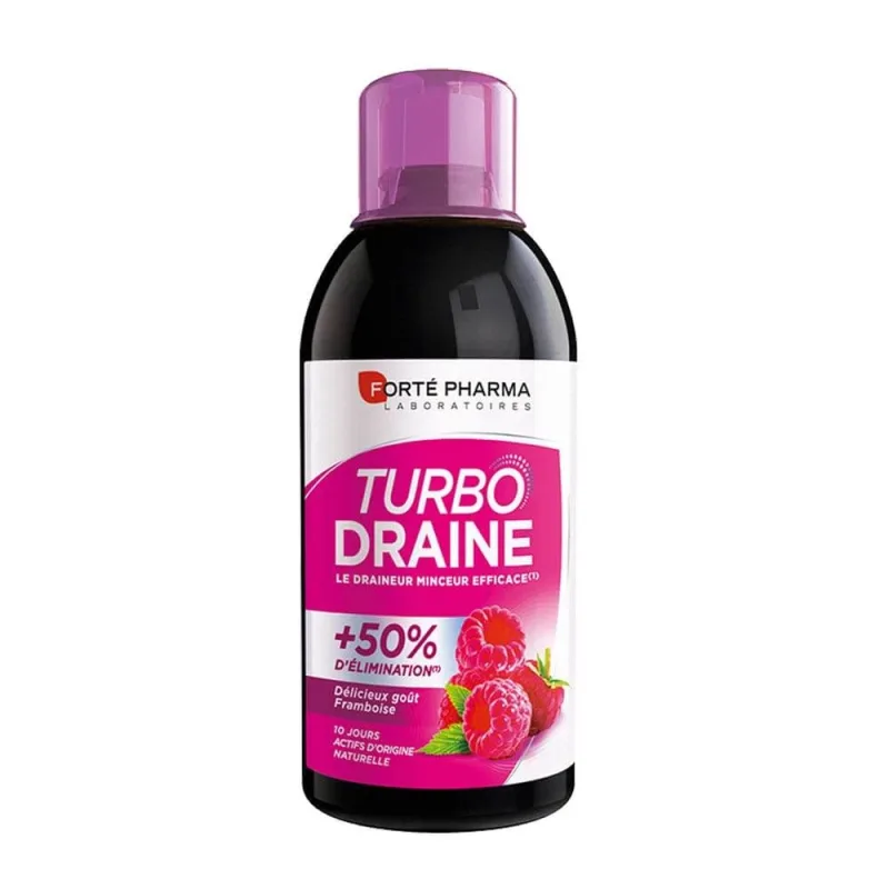 Forté Pharma TurboDraine Slimming și drenaj depurativ cu aromă de zmeură 500ml — preț și oferte