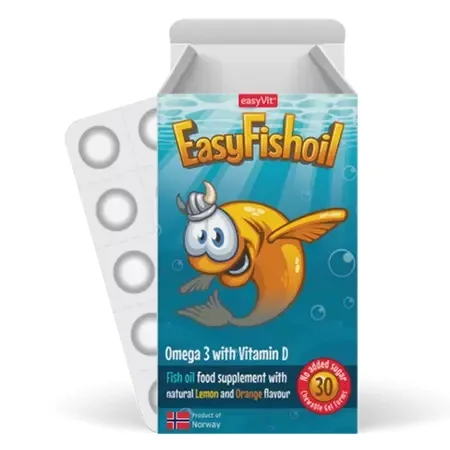 Easy FishOil Vitamina D si Omega 3, 30 comprimate, EasyVit AESCULAP — preț și oferte