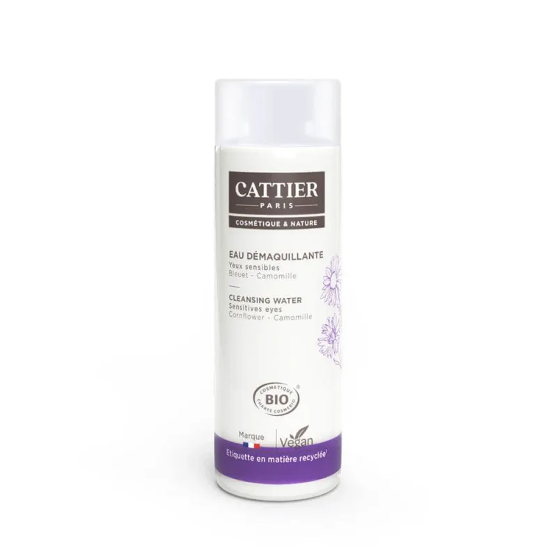 Cattier Pétale d'Iris apă demachiantă organică cu mușețel pentru ochi sensibili 150ml — preț și oferte