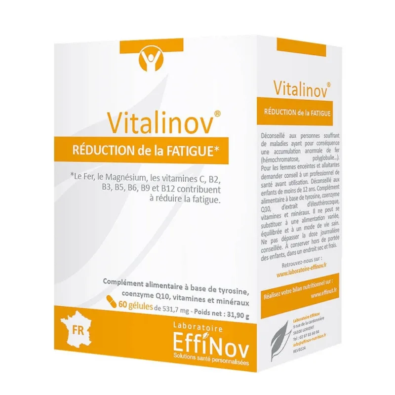 Effinov Nutrition Vitalinov Reducerea oboselii 60 capsule — preț și oferte