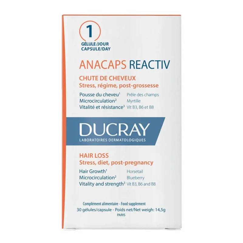 Anacaps Reactiv, 90 capsule, Ducray  — preț și oferte