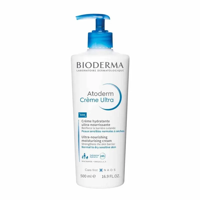 Bioderma Atoderm Cremă ultra-nutritivă de față și corp pentru piele sensibilă 500ml — preț și oferte