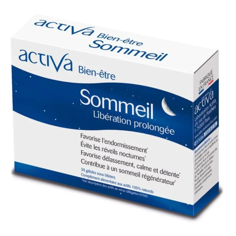 Activa Wellness Somn liniștit 30 de capsule cu eliberare prelungită — preț și oferte