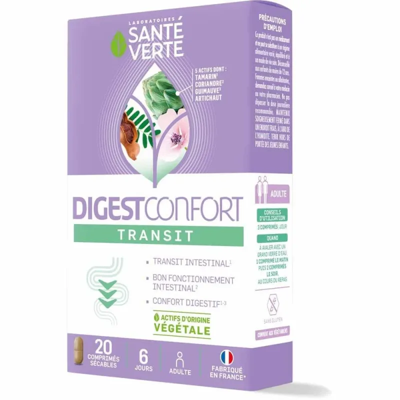 Sante Verte DIgestConfort Transit 20 comprimate — preț și oferte