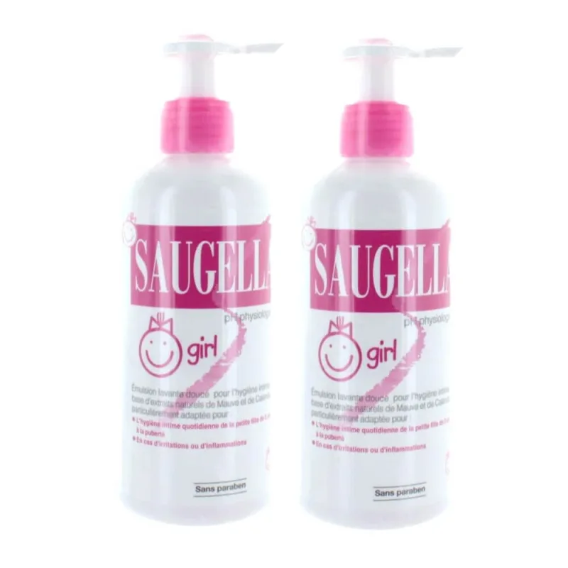 Saugella Girl Emulsie de curățare delicată 2x200ml — preț și oferte