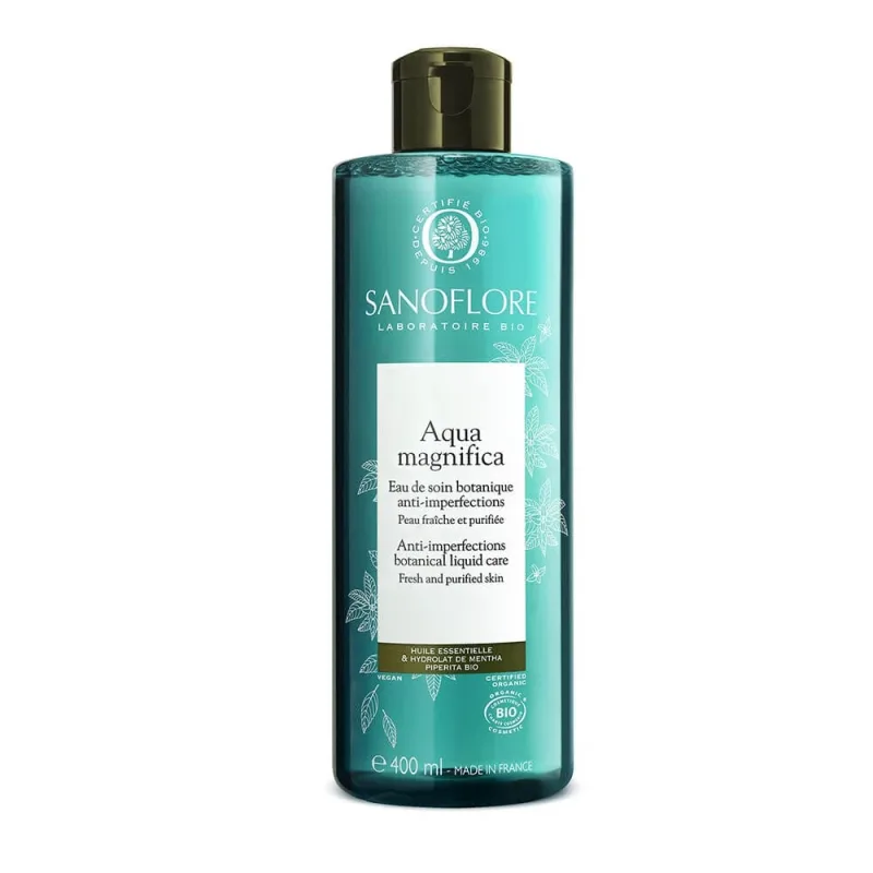 Sanoflore Magnifica Loțiune facială Uleiuri esențiale Piele grasă cu tendință acneică 400ml — preț și oferte