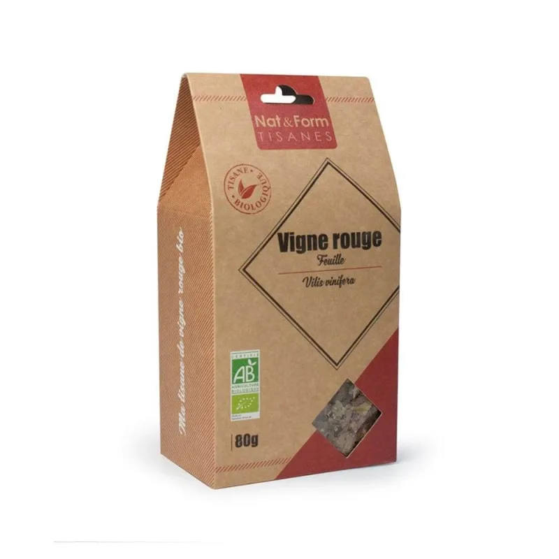 Nat&Form Organic Red Vine Leaf Herbal Tea 80g — preț și oferte