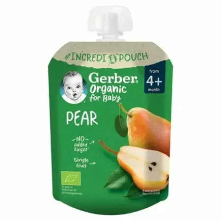 Piure bio de pere Gerber – 80 gr, recomandat de la 4 luni NESTLE — preț și oferte