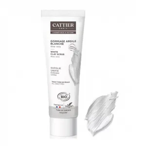 Cattier Scrub facial cu argilă albă și aloe vera 100ml