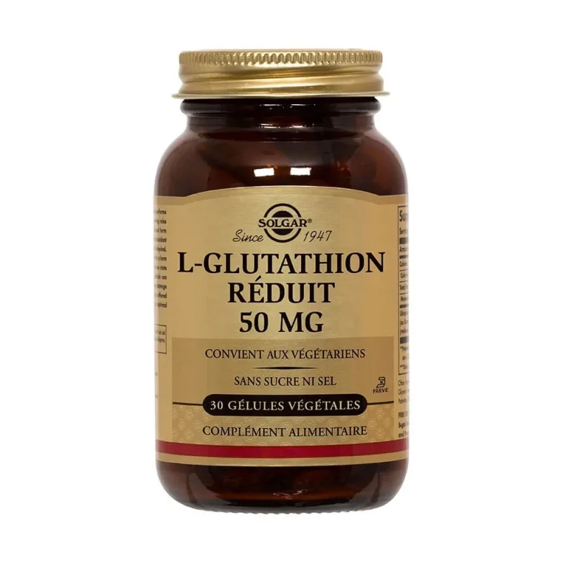 Solgar L-glutation 30 geluri de plante Glutation Detox Antioxidant 50 mg — preț și oferte