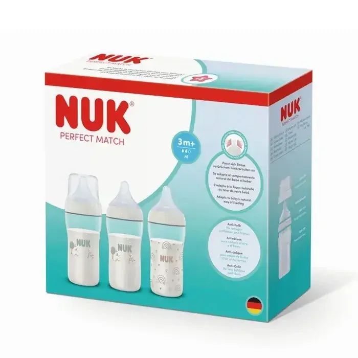 Nuk Perfect Match 3 luni și mai mult 3x260ml — preț și oferte