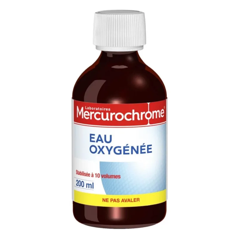 Mercurochrome Peroxid de hidrogen stabilizat A 10 volume 200 ml — preț și oferte
