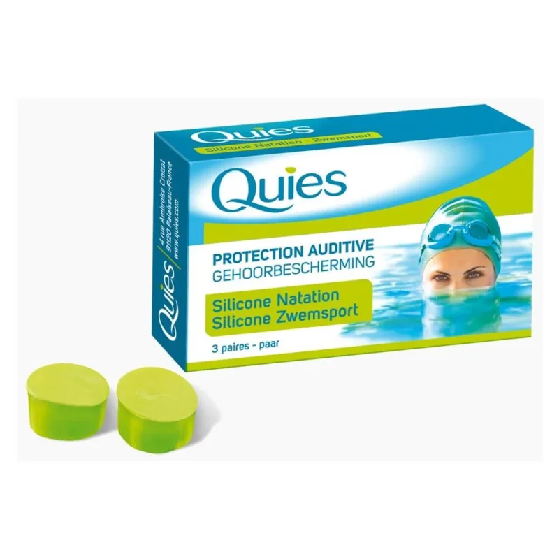 Quies Înot Special Silicone Protecție auditivă 3 perechi — preț și oferte